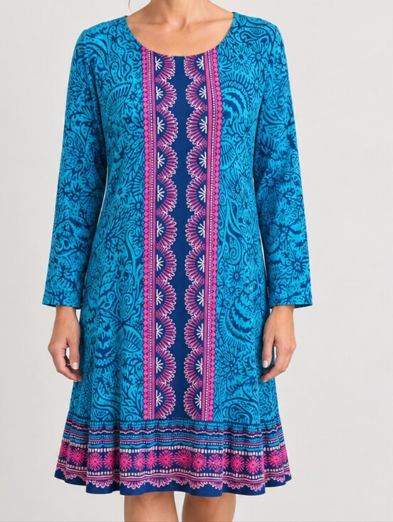 Lilly Pulitzer Dresses & Skirts - Lily Pulitzer Ophelia Swing Dress Bermuda Blue Size XXL